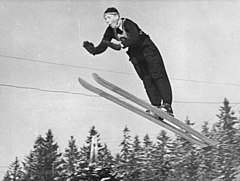 Adolf Baldauf bei den Jugendmeisterschaften der Deutschen Demokratischen Republik 1954 in Oberhof
