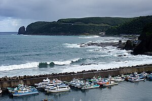 別府湾の朝日。 大分県別府市