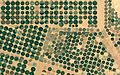 Circular irrigations in Al Jawf Region, Saudi Arabia