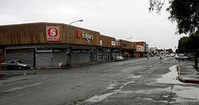 The main street in Lichtenburg