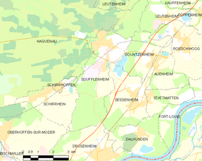 Poziția localității Soufflenheim