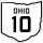 State Route 10 marker