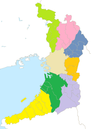 Regions d'Osaka