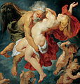 Peter Paul Rubens, Dr Boreas entfüert d Oreithya, öbbe 1620.