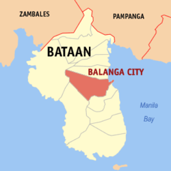 Balanga – Mappa