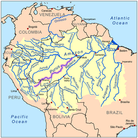 Mapa rieky a povodia