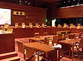 A European Court of Justice courtroom.