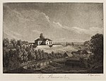 Det astronomiska observatoriet, Die Sternwarte, omkring 1830.