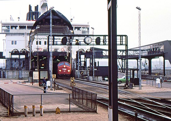 DSB - 2.1. MY 1110 - 1991-04-10 - Korsør (Jernbanefærge) Railway ferry in Korsør