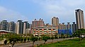 Different housing estates near Xinglong Road, Hsinchu, Taiwan