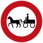 Förbud mot hästvagn