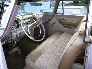 Unique interior upholstery and colors in the Dodge La Femme.