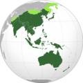 Indonesia is located in Asia Pacific