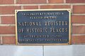 Barnesville Post Office, National Register of Historic Places plaque