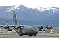 Avión de transporte C-130H Hercules.
