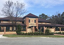 2 storey brick school building