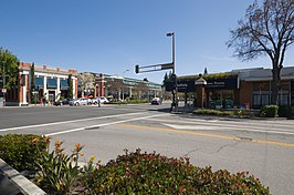 Centrum (downtown) van Menlo Park