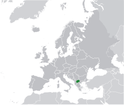  उत्तर मैसीडोनिया के लोकेशन (green) यूरोप (dark grey) में  –  [संकेत]