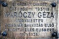 Maróczy Géza, Köztársaság tér 16.