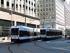 Métro léger Hudson-Bergen.