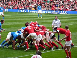 Galles-Italie lors du Tournoi des Six Nations 2008