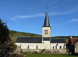 The church in Jailly-les-Moulins