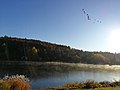 Lac Siesta près de Saint-Calixte dans la région de Lanaudière au Québec