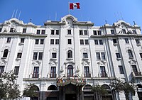 Lima, palza san martín, hotel Bolívar.