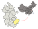 La préfecture de Xuancheng dans la province de l'Anhui