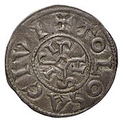 Monnaie. Denier, Toulouse, Pépin II d'Aquitaine - btv1b104135324 (2 of 2).jpg