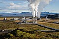 Image 40Steam rising from the Nesjavellir Geothermal Power Station in Iceland (from Geothermal energy)