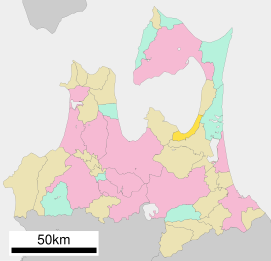 Lokasi Noheji di Prefektur Aomori