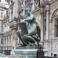 La Science par Jules Blanchard devant l'Hôtel de ville