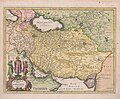 Persia Sive Sophorum regnum Old map Persia Merian 1638