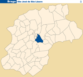 Kaart van São José de São Lázaro