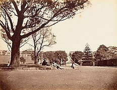 The Crescent precinct in the 1870s