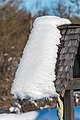 * Nomination Snow on the edge of a wooden crucifix roof at the cemetery on Oberer Kirchenweg 10 in Augsdorf, Velden, Carinthia, Austria -- Johann Jaritz 03:46, 26 January 2022 (UTC) * Promotion Good quality. --GT1976 04:27, 26 January 2022 (UTC)