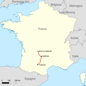 Voir la carte de la ligne.