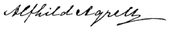signature d'Alfhild Agrell