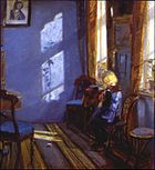 Zonlicht in de blauwe kamer, Anna Ancher