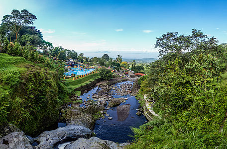 Overview of Baturraden, from the bridge (valley below me)