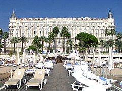 Hôtel Carlton, 58 boulevard de la Croisette.