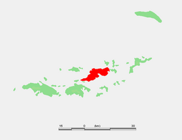 Kaart van Tortola