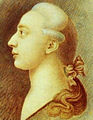 Age 20-something, in Venice. By his brother Francesco Casanova.