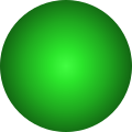 Struttura 3D a sfera dello ione cloruro