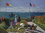 Terrassen i Sainte-Adresse, 1867, Metropolitan Museum of Art, New York.