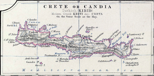 Harta Insulei Creta