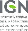 Logotype de l'IGN depuis le 1er janvier 2012[40].