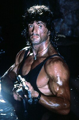 Sylvester Stallone als Rambo in Rambo III