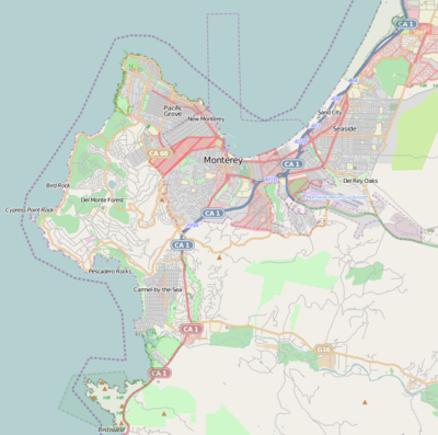 Location map United States Monterey Peninsula